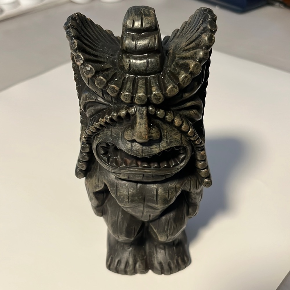 Tiki God With Mohawk Piggy Bank